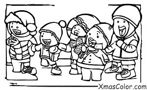 Navidad / Actividades navideñas al aire libre: Guerra de bolazos de nieve