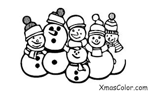 Navidad / Actividades navideñas al aire libre: Hacer un muñeco de nieve