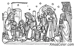 Navidad / Adornos de Navidad: La Escena de la Natividad