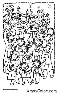 Navidad / Alegría al Mundo: Un grupo de niños cantando 'Alegría al mundo' en un coro escolar