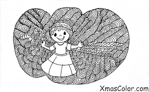 Navidad / Ángeles de la Nieve: Un ángel de nieve