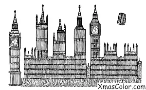 Navidad / Árboles de Navidad en todo el mundo: Big Ben en Londres