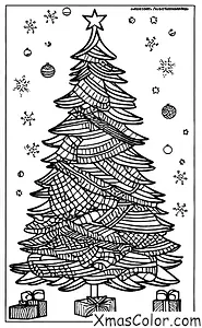 Navidad / Árboles de Navidad: Un árbol de Navidad casero