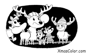 Navidad / Blitzen: Blitzen y los otros renos