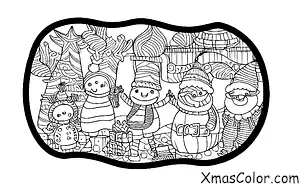 Navidad / Calcetines de Navidad: Tarjetas de Navidad