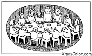 Navidad / Cumpleaños de Jesús: La Última Cena