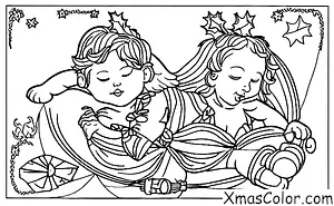 Navidad / Cupido: Cupido dormido