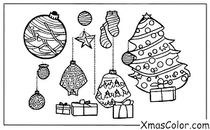 Navidad / Decoración de árboles de Navidad: Decorar el árbol con adornos