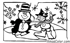 Navidad / Frosty el hombre de nieve: Frosty el hombre de nieve patinaje