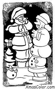 Navidad / Frosty el hombre de nieve: Santa Claus y Frosty the Snowman