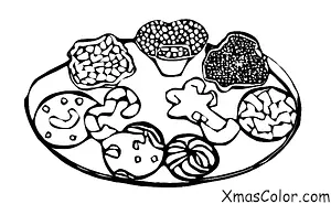 Navidad / Galletas de Jengibre: Un puesto de decoración de galletas de jengibre