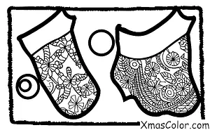 Navidad / Medias de Navidad llenas: Caza del tesoro de relleno de calcetines