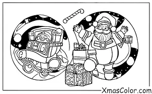 Navidad / Navidad de ciencia ficción: Santa en su nave espacial