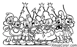 Navidad / Navidad de Disney: Todos los personajes de Disney juntos para decorar por Navidad