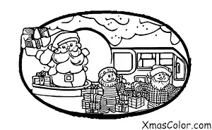 Navidad / Navidad en el futuro: Santa en un hovercraft