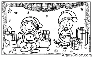 Navidad / Navidad en la luna: Santa visita la luna