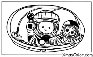 Navidad / Navidad en otras galaxias: Navidad en una estación espacial