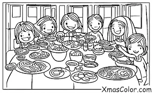 Navidad / Navidad en Sudamérica: Cena de Navidad con familia