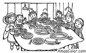 Navidad / Navidad en Sudamérica: Cena de Navidad