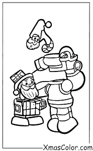 Navidad / Navidad Nerd: Santa con un robot