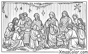 Navidad / Navidad tradicional: La escena de la natividad