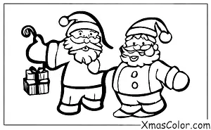 Navidad / Papá Noel: Santa esculta