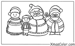 Navidad / Señor y Señora Claus: El señor y la señora Claus en una fiesta de Navidad