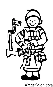 Navidad / Soldados de juguete: Un soldado de juguete de guardia