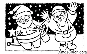 Navidad / Star Trek Navidad: Santa en una nave espacial