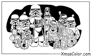 Navidad / Star Wars Navidad: Adornos de Navidad de Star Wars