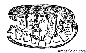 Navidad / Yule: Las velas de Navidad